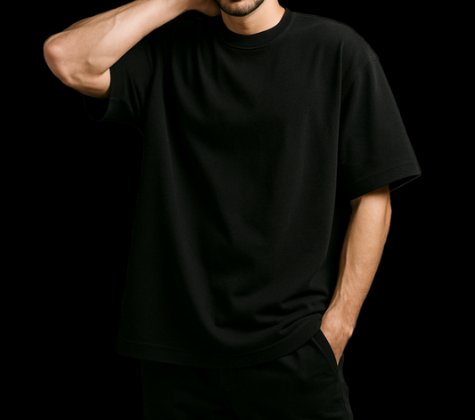 Premium Cotton French Terry Oversized Tshirts | Plain Tshirts