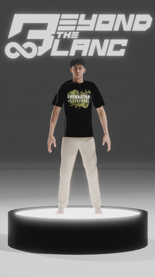 Premium Cotton French Terry oversized T-Shirt l UNCHARTED ADVENTURES.