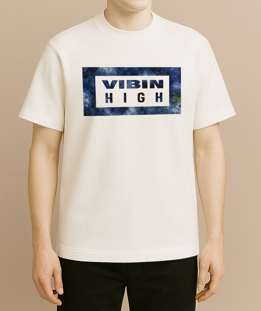 Premium Cotton French Terry Oversized T-shirt l VIBIN HIGH